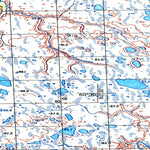 Soviet Genshtab map - p58-123/124--(1969) - Russia