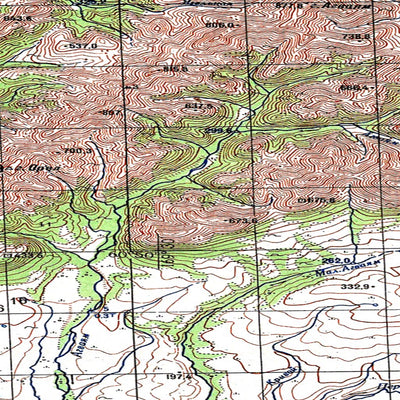 Soviet Genshtab map - p59-111/112--(1971) - Russia