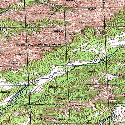Soviet Genshtab map - p59-111/112--(1971) - Russia