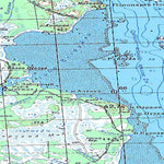 Soviet Genshtab map - q37-133/134 - Russia