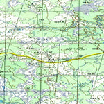 Soviet Genshtab map - q37-139/140 - Russia