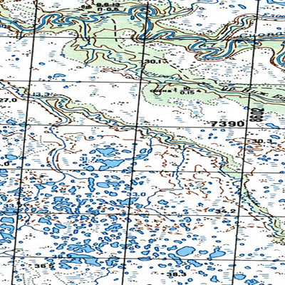 Soviet Genshtab map - q38-059/060--(1986) - Russia