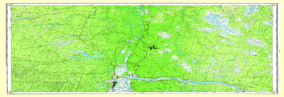 Soviet Genshtab map - q38-111/112 - Russia