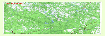 Soviet Genshtab map - q37-095/096 - Russia