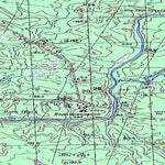 Soviet Genshtab map - q39-135/136 - Russia