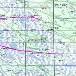 Soviet Genshtab map - q38-077/078 - Russia
