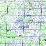 Soviet Genshtab map - q38-105/106 - Russia