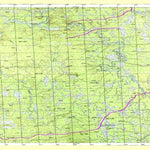 Soviet Genshtab map - q39-075/076 - Russia