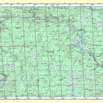 Soviet Genshtab map - q39-111/112 - Russia
