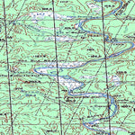 Soviet Genshtab map - q39-111/112 - Russia