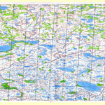 Soviet Genshtab map - q40-021/022 - Russia