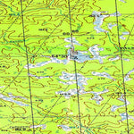 Soviet Genshtab map - q40-121/122 - Russia
