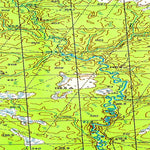 Soviet Genshtab map - q40-121/122 - Russia