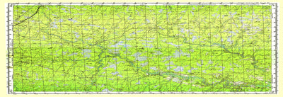 Soviet Genshtab map - q40-135/136 - Russia