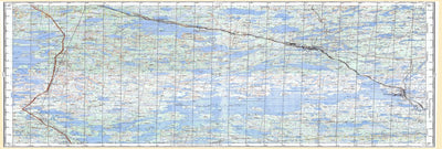 Soviet Genshtab map - q36-079/080 - Russia