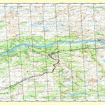 Soviet Genshtab map - q41-051/052 - Russia