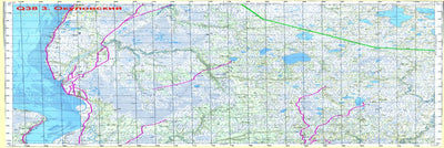 Soviet Genshtab map - q38-065/066 - Russia