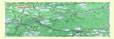 Soviet Genshtab map - q38-133/134 - Russia
