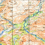 Soviet Genshtab map - q41-077/078 - Russia