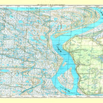 Soviet Genshtab map - q41-119/120 - Russia
