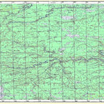 Soviet Genshtab map - q39-101/102 - Russia