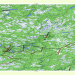 Soviet Genshtab map - q37-119/120 - Russia