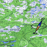 Soviet Genshtab map - q37-119/120 - Russia