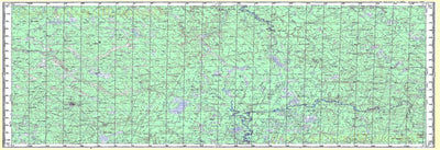 Soviet Genshtab map - q39-127/128 - Russia