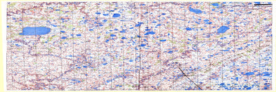 Soviet Genshtab map - q40-017/018 - Russia