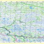 Soviet Genshtab map - q38-081/082 - Russia