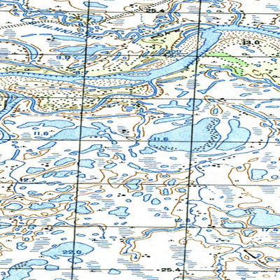 Soviet Genshtab map - q43-021/022 - Russia