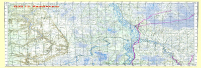 Soviet Genshtab map - q38-087/088 - Russia