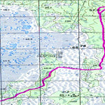 Soviet Genshtab map - q38-089/090 - Russia