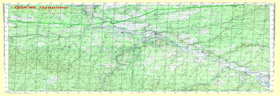 Soviet Genshtab map - q38-141/142 - Russia