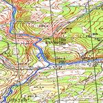 Soviet Genshtab map - q41-085/086 - Russia