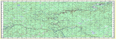 Soviet Genshtab map - q39-115/116 - Russia