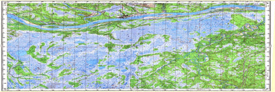 Soviet Genshtab map - q40-079/080 - Russia