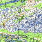 Soviet Genshtab map - q40-083/084 - Russia