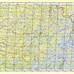 Soviet Genshtab map - q40-117/118 - Russia