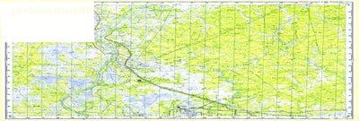 Soviet Genshtab map - q40-067/068 - Russia