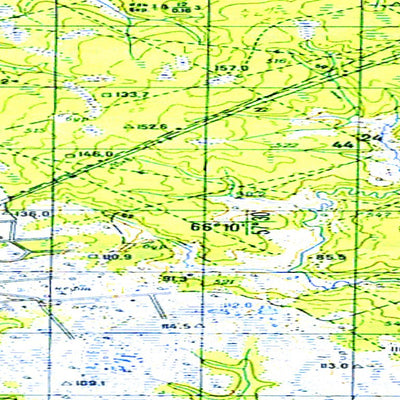 Soviet Genshtab map - q40-067/068 - Russia
