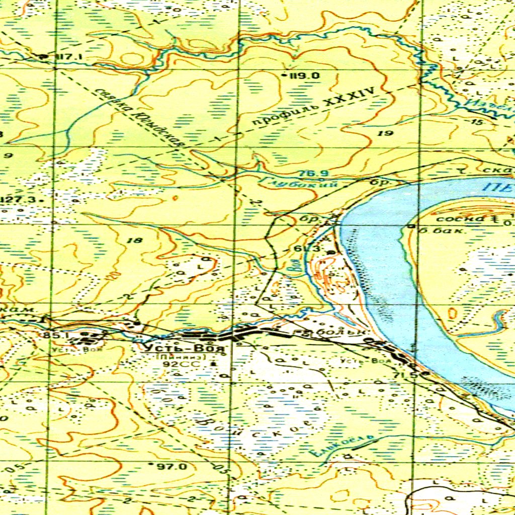 Soviet Genshtab Map - q40-127/128 - Russia by Avenza Systems Inc ...