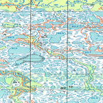 Soviet Genshtab map - q43-115/116 - Russia