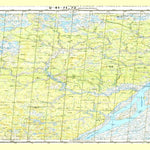 Soviet Genshtab map - q41-071/072 - Russia