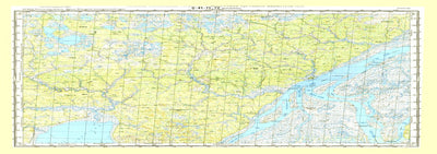 Soviet Genshtab map - q41-071/072 - Russia
