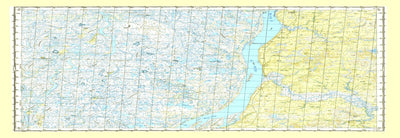 Soviet Genshtab map - q41-095/096 - Russia