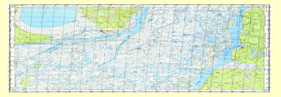 Soviet Genshtab map - q41-083/084 - Russia