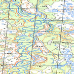 Soviet Genshtab map - q42-095/096 - Russia