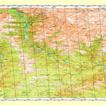 Soviet Genshtab map - q41-109/110 - Russia