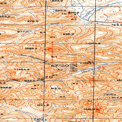 Soviet Genshtab map - q60-007/008 - Russia